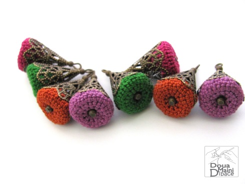 Crochet handmade earrings